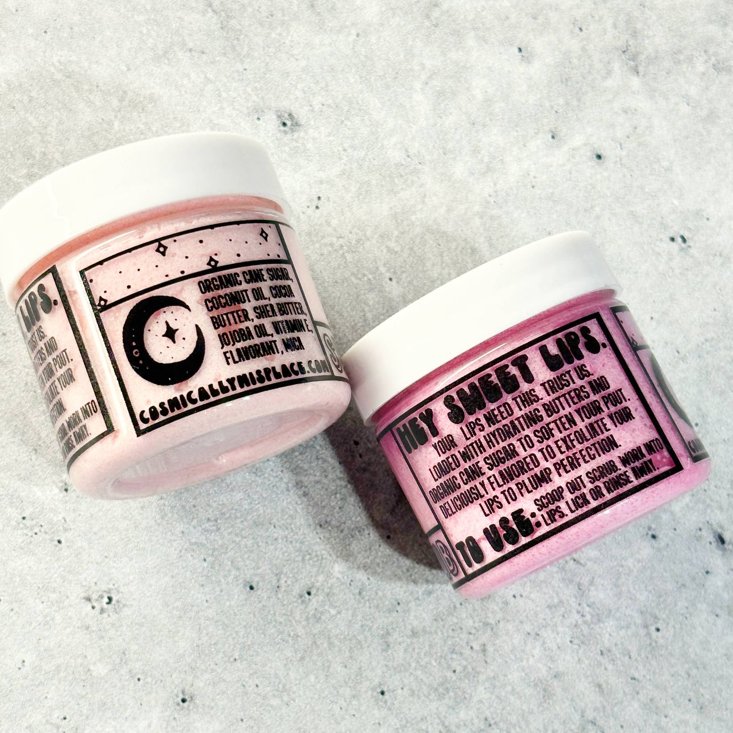 Lip Scrub - Cocoa, Shea Butter, Jojoba Oil & Vitamin E