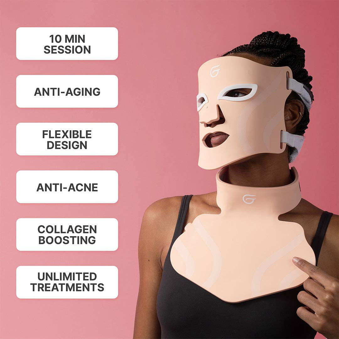 GlowUp™ LED Light Therapy Neck & Chest Mask