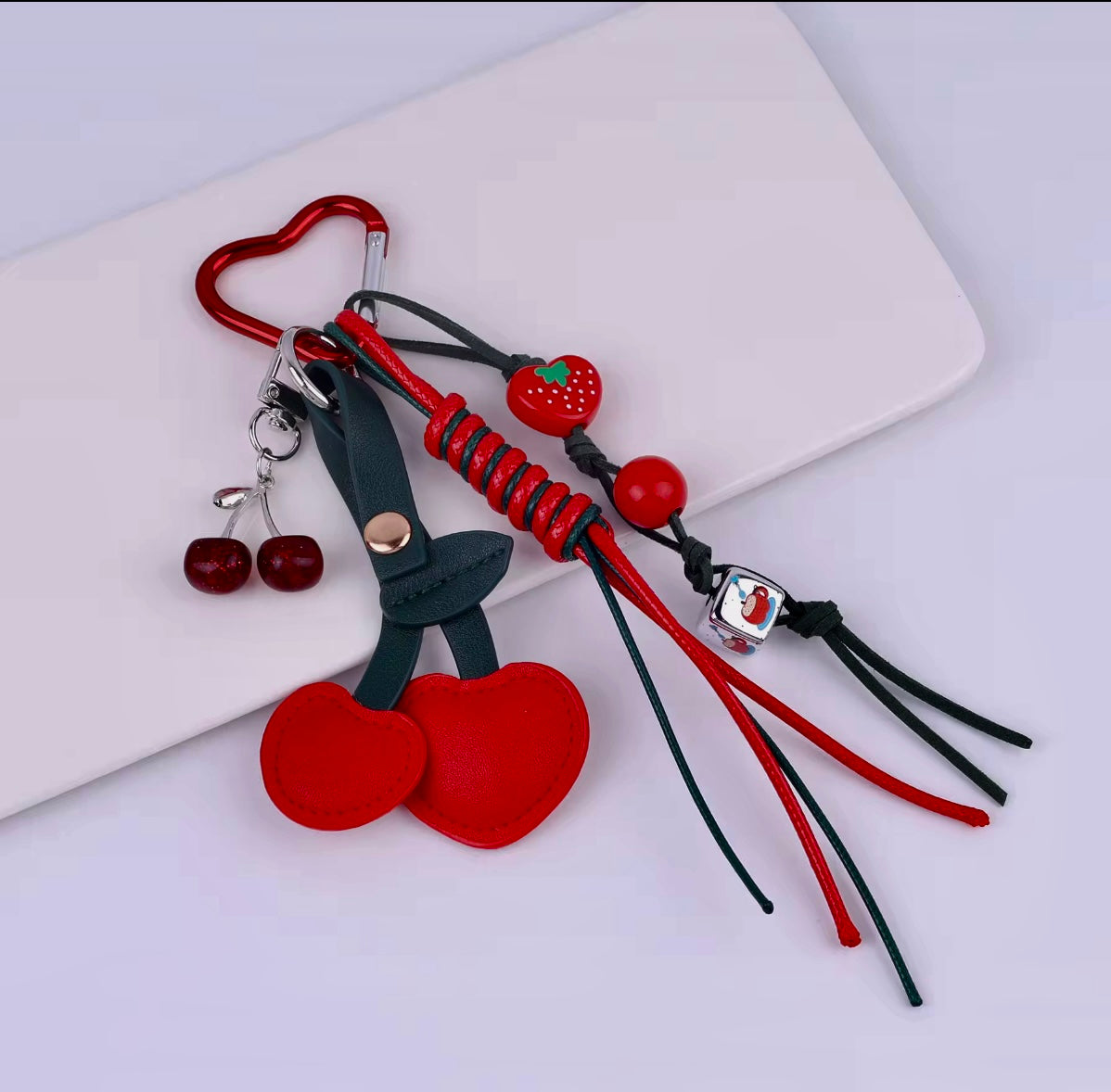 Cute Cherry Bag Charm