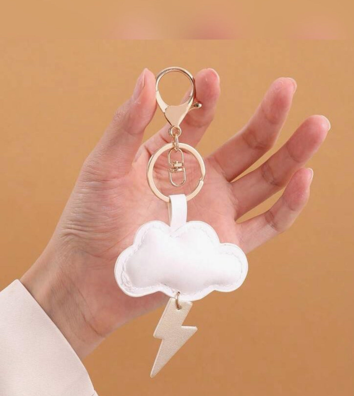 Cutie Lightning Cloud Keychain