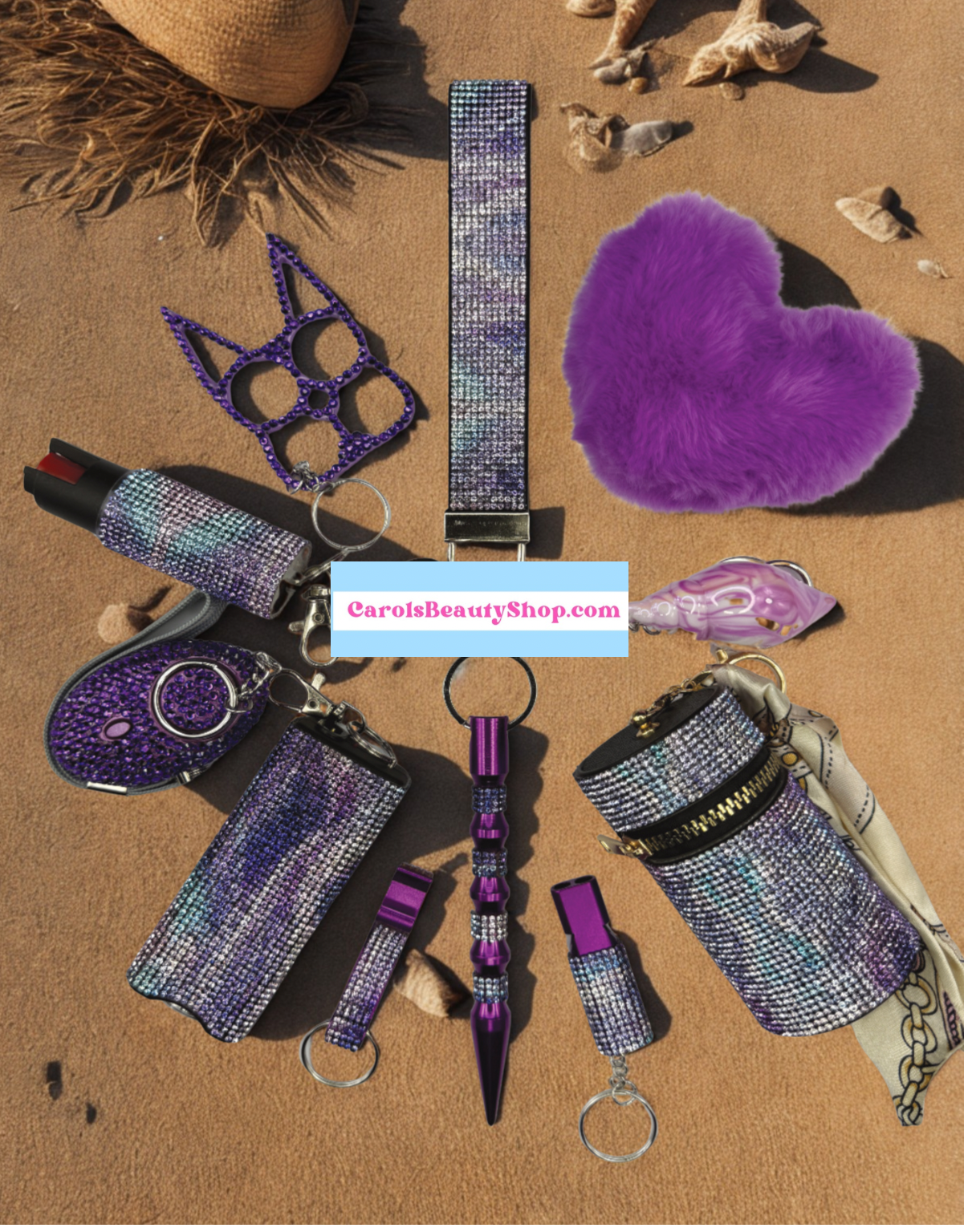 Lavender Tide Pool – Spring Edition Self-Defense Keychain