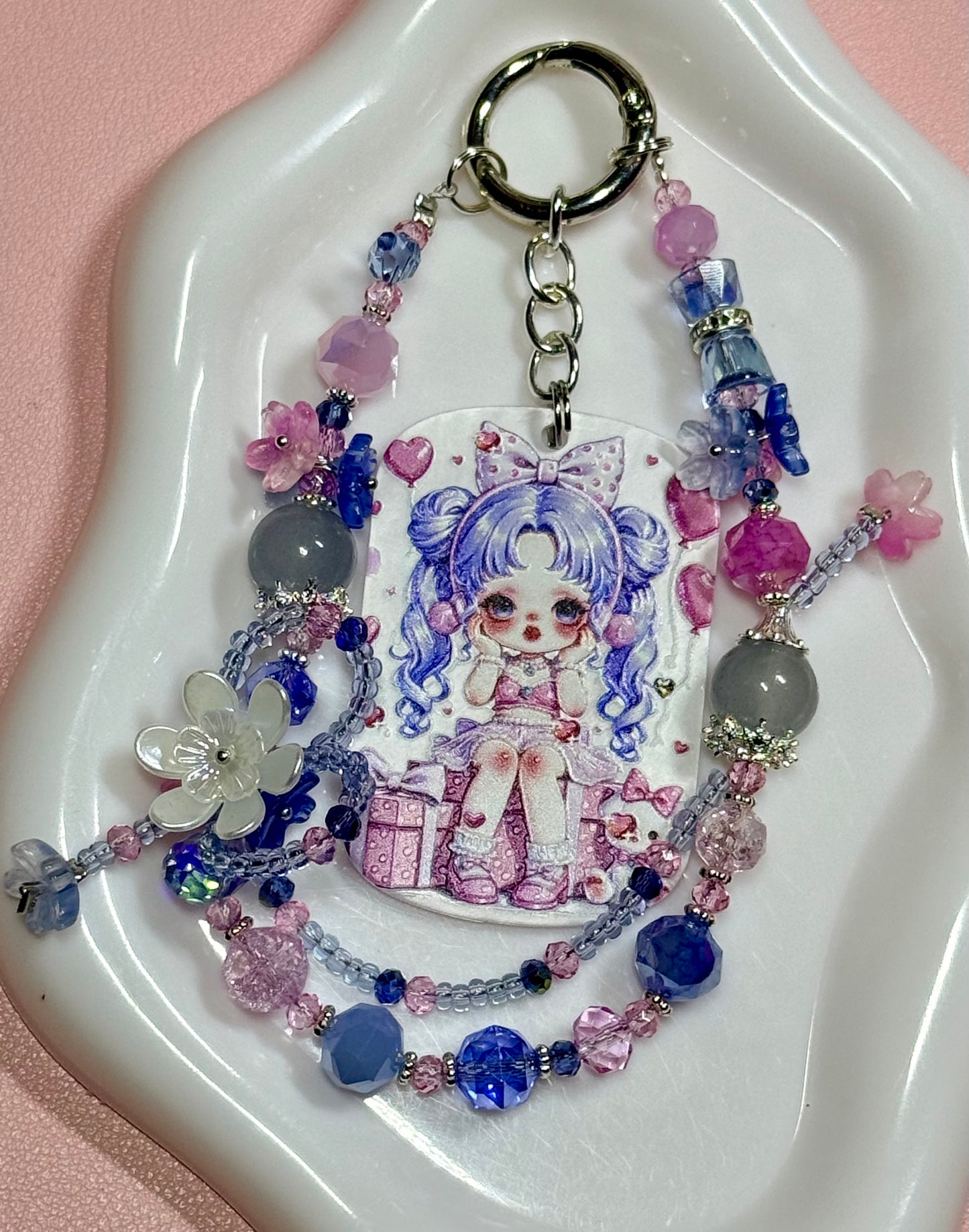 Panda Girl phone chain