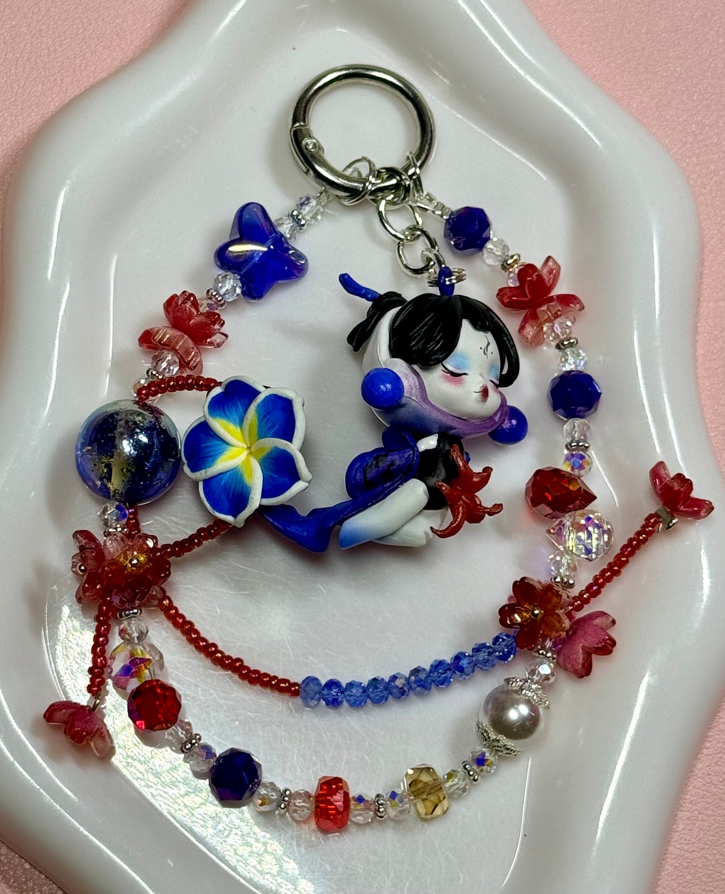 Panda Girl phone chain