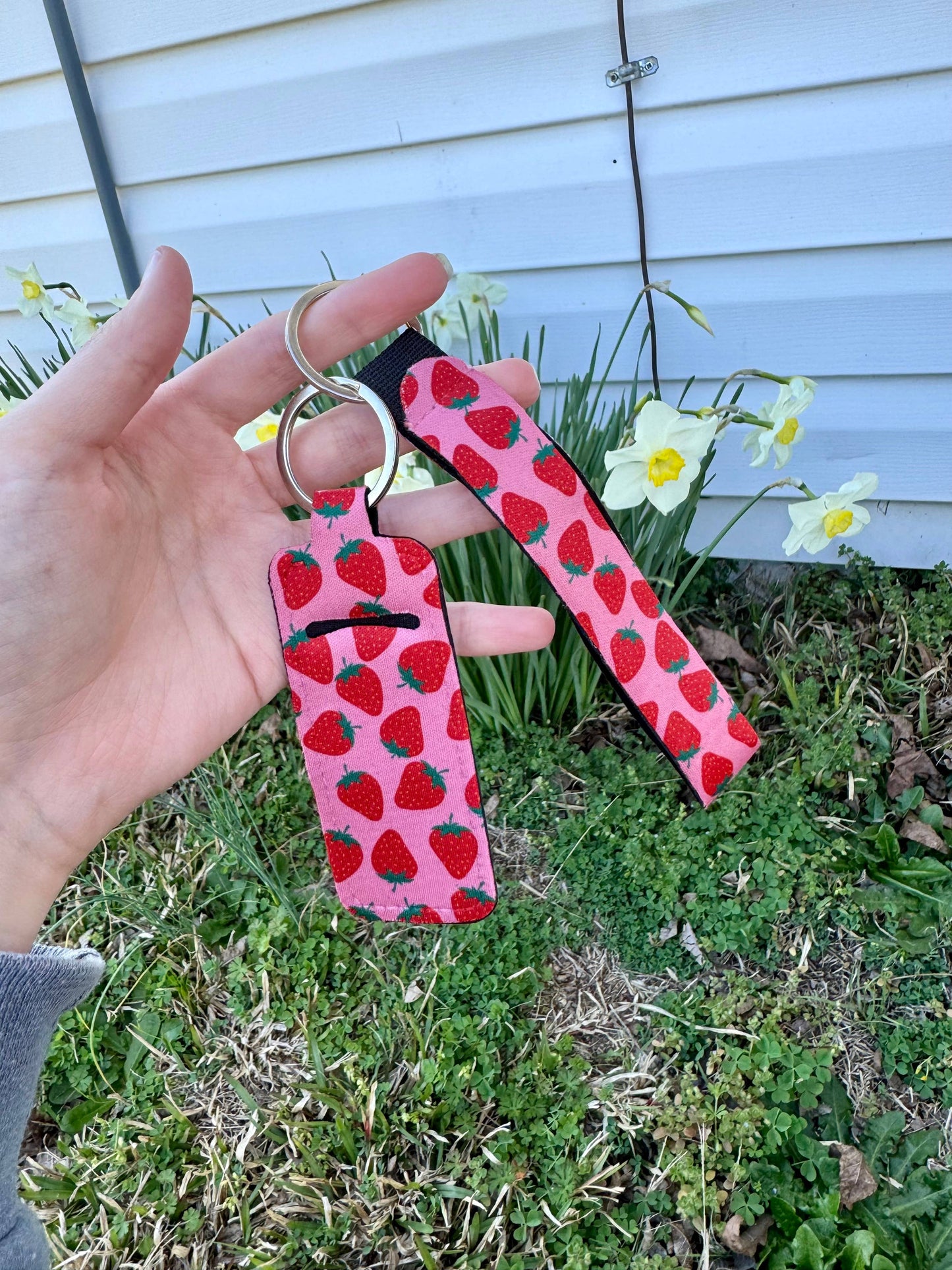 Berry Cute Mini – Strawberry Beauty & Safety Keychain