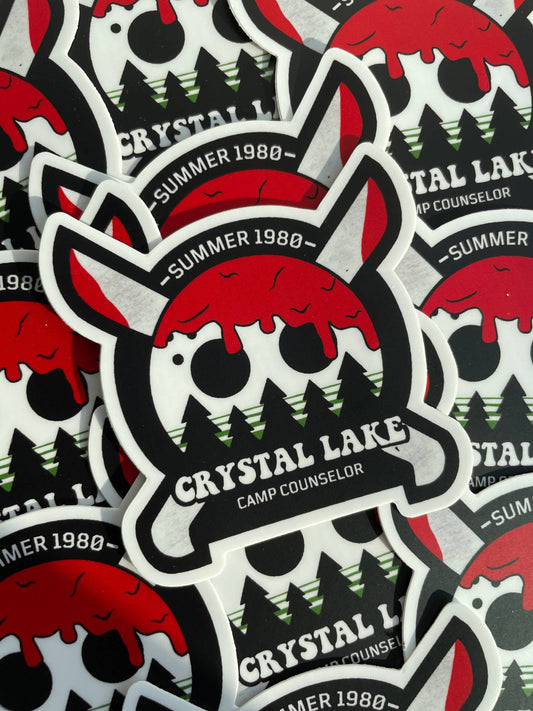 Friday The 13th Sticker, Halloween Sticker, Spooky Sticker,