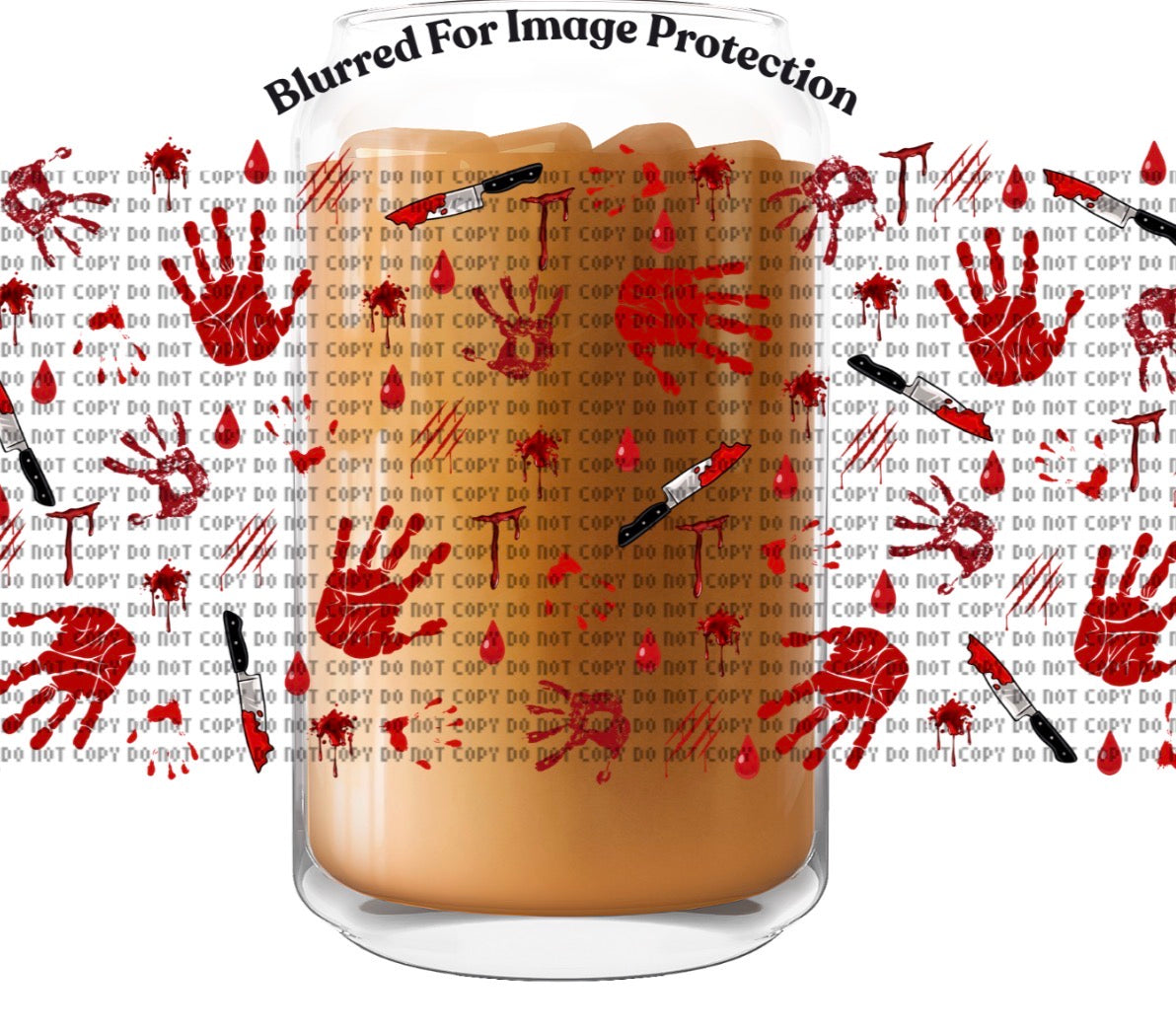 🎃 Halloween Mystery Glass Tumbler | 16 oz Bamboo Lid + Glass Straw