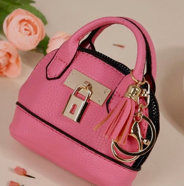 Mini Bag Keychain | Cute Bag Charm for Purses, Backpacks & Keys