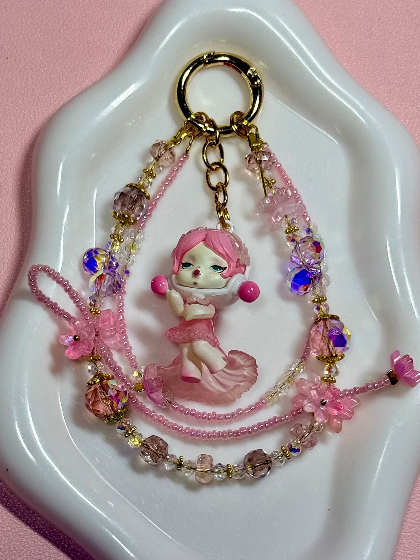 Panda Girl phone chain