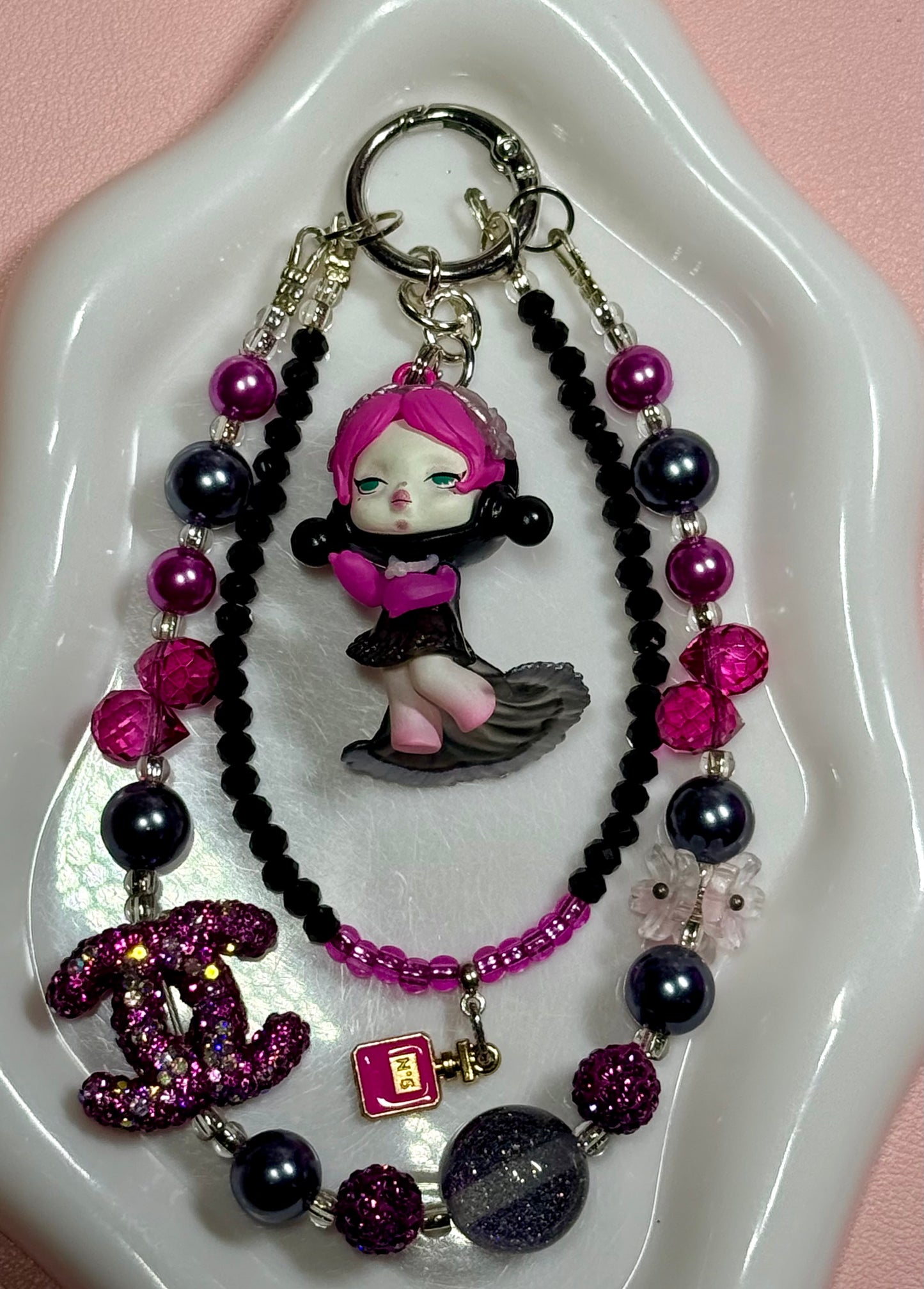 Panda Girl phone chain