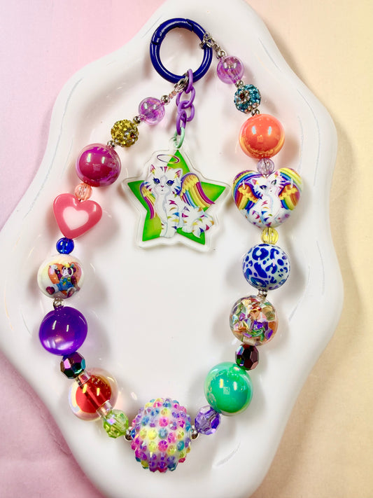 Handmade Phone Chain Wristlet Lisa