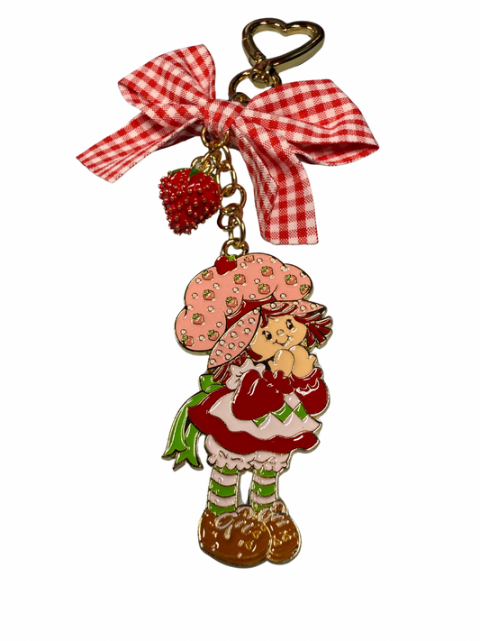 Strawberry Cutie Bow Charm