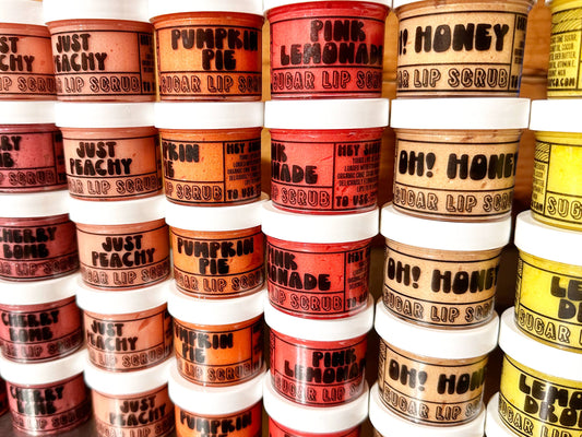 Lip Scrub - Cocoa, Shea Butter, Jojoba Oil & Vitamin E