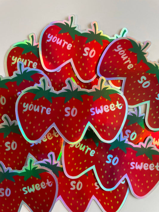 Strawberry Sticker